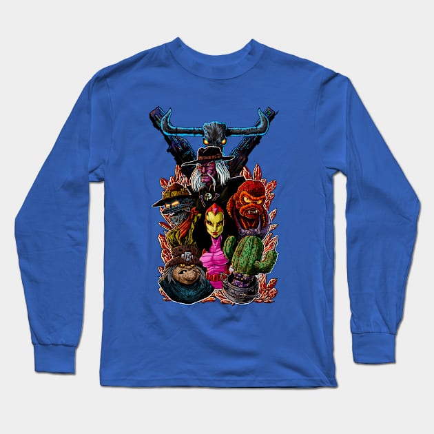 Carrion Bunch Long Sleeve T-Shirt by RenMcKinzie